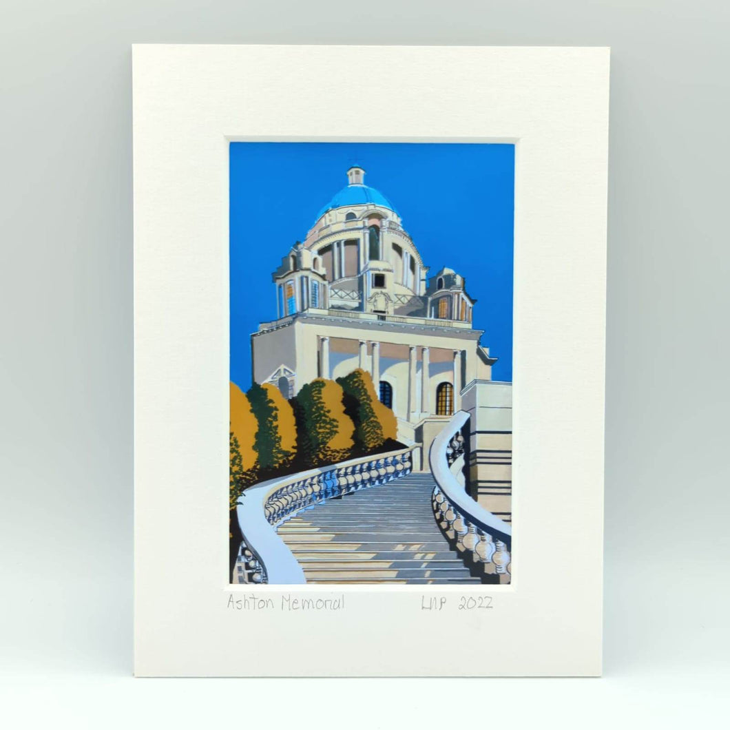 Mounted illustrated prints