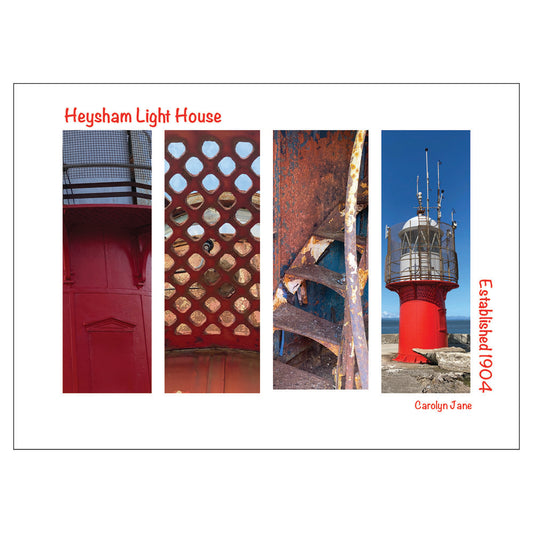 "Heysham Lighthouse" Postcard