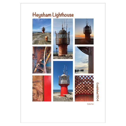 "Heysham Lighthouse Poster"