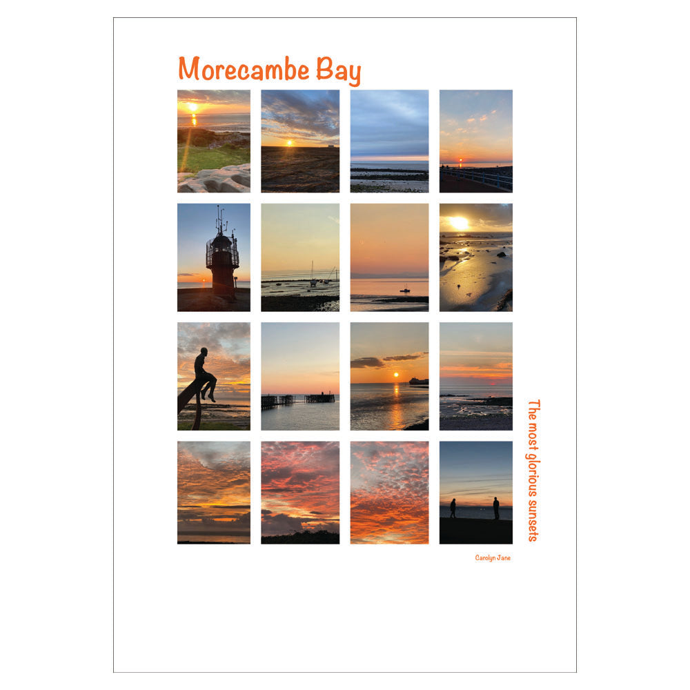 "Morecambe Bay Sunset" Poster