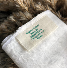 Load image into Gallery viewer, Organic Cotton double sided face cloth
